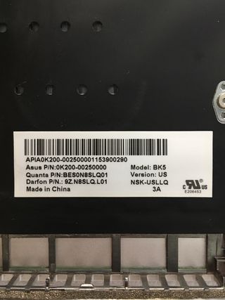 Carcasa superior Asus UX501JW