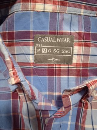 Camisa cuadros hombre 