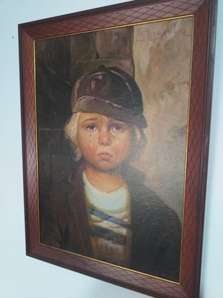 2 GRANDES CUADROS DE NIÑOS