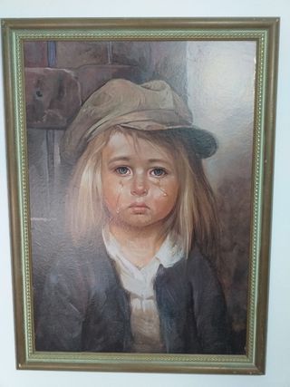 2 GRANDES CUADROS DE NIÑOS