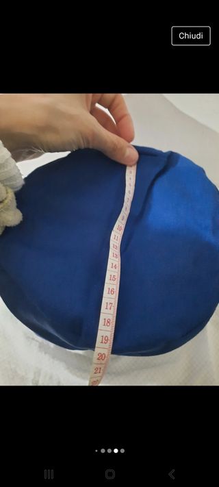 Cappello da  cucina blu nuovo