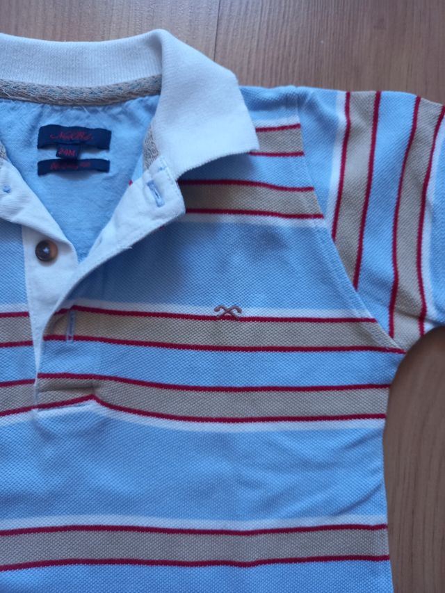 polo a rayas marca nelblu 24 meses, 2 años.
