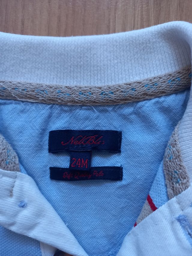 polo a rayas marca nelblu 24 meses, 2 años.