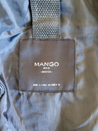 Chaqueta de cuero Mango