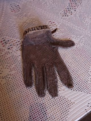 guante de malla talla grande