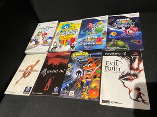 Manuales game cube wii ps2