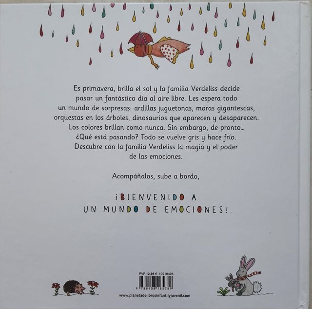 Cuento Verdeliss un mundo de emociones