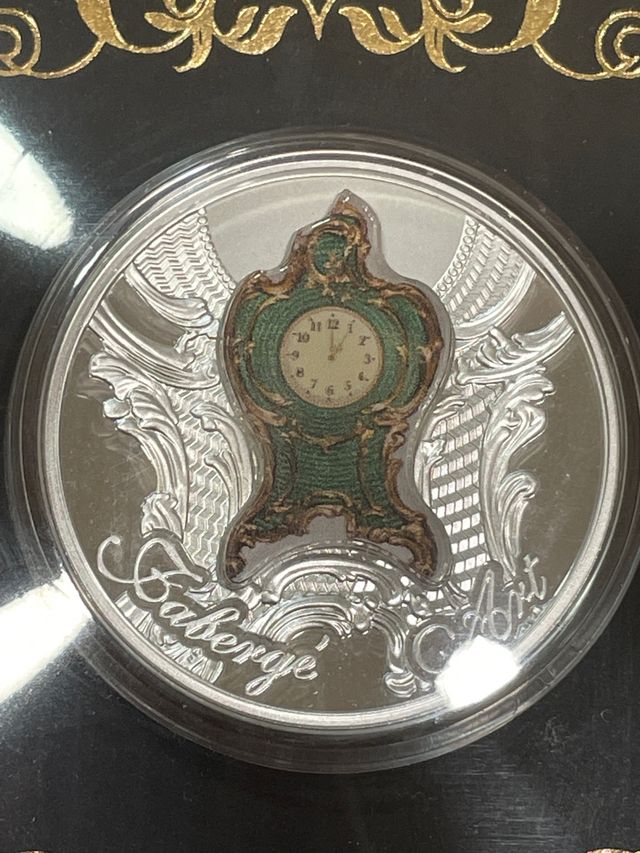 1 onza canada plata proof fabergè art