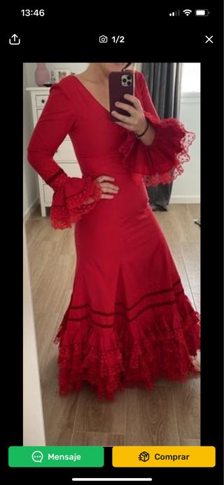 Traje de flamenca 