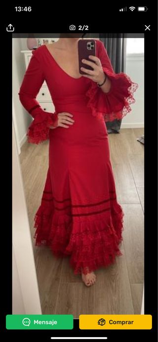 Traje de flamenca 