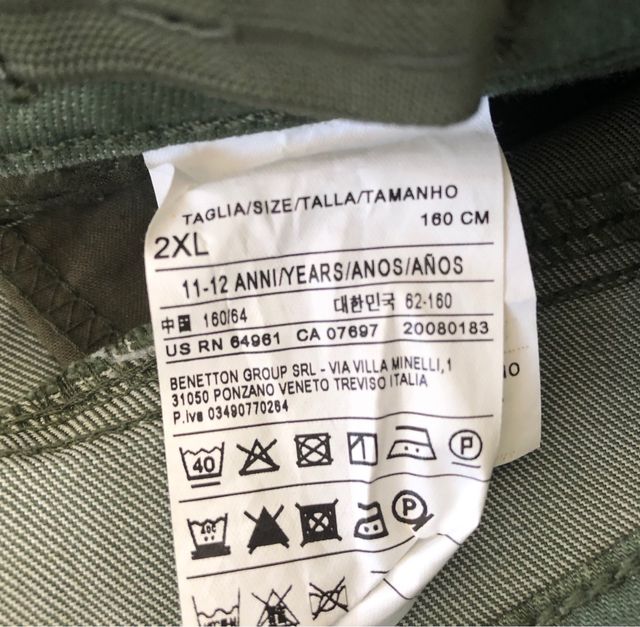 Shorts chica Benetton 11-12 años