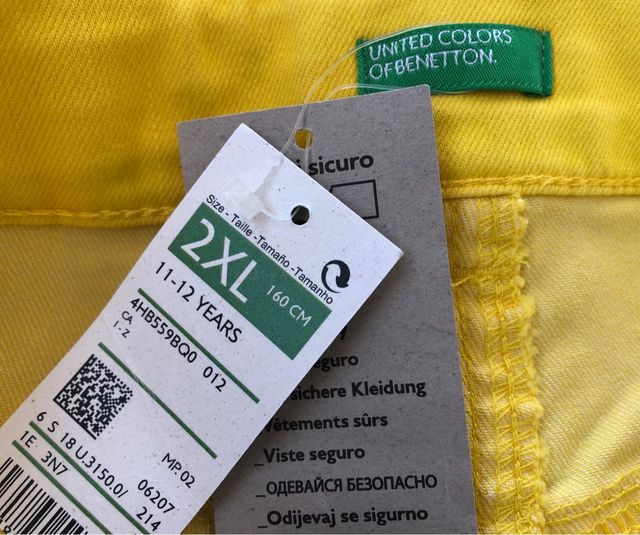 Shorts chica Benetton 11-12 años