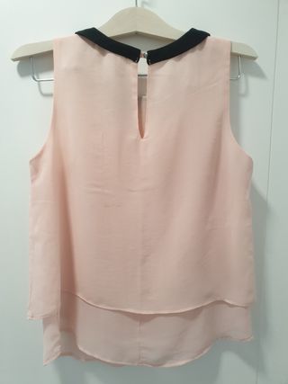 Top sin mangas Cuello Bobo