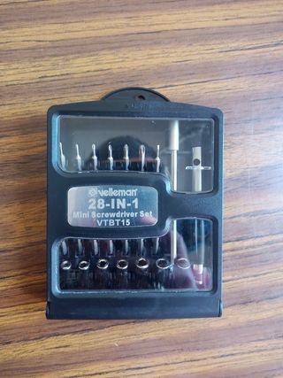 Set mini destornilladores velleman