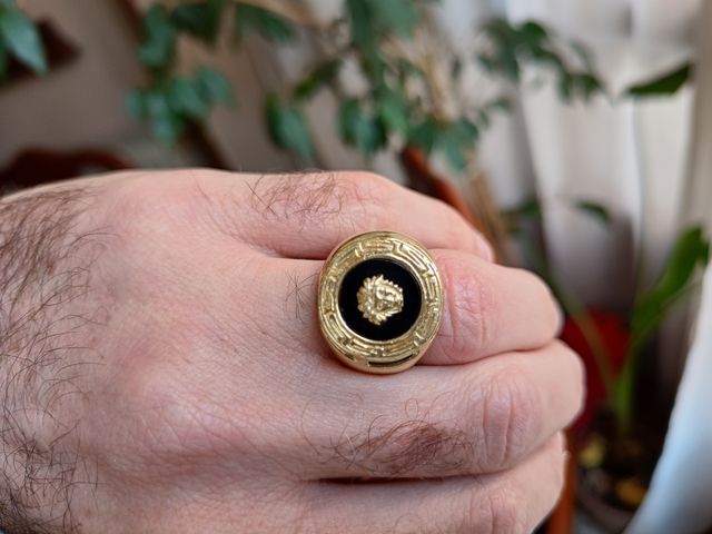 Anillo tipo Versace