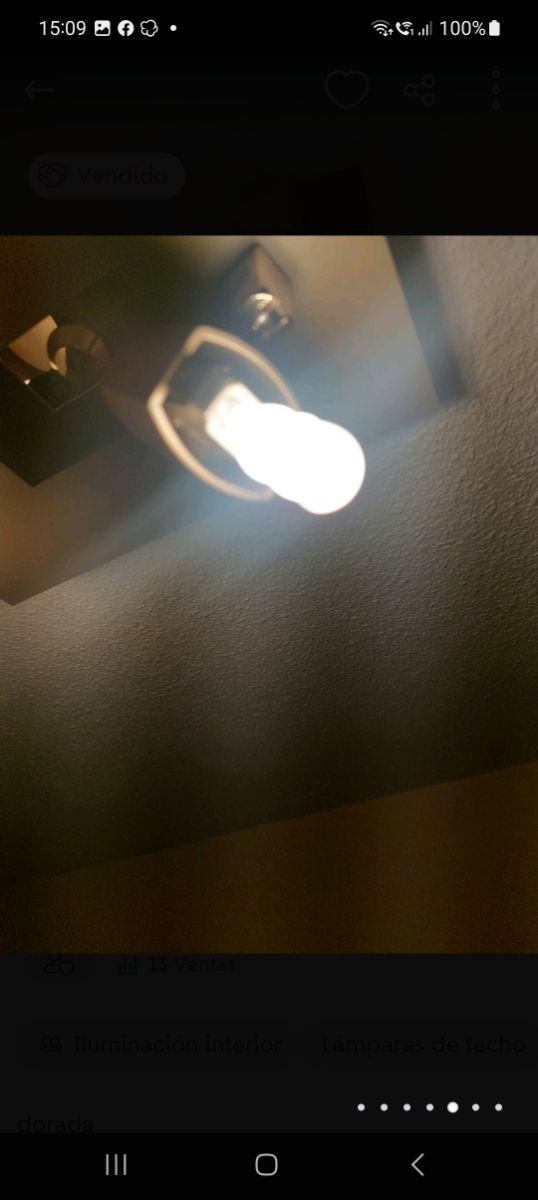 lampara de techo led