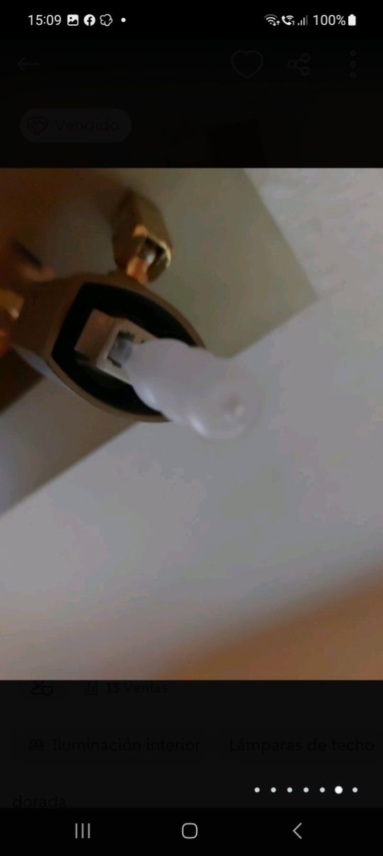 lampara de techo led