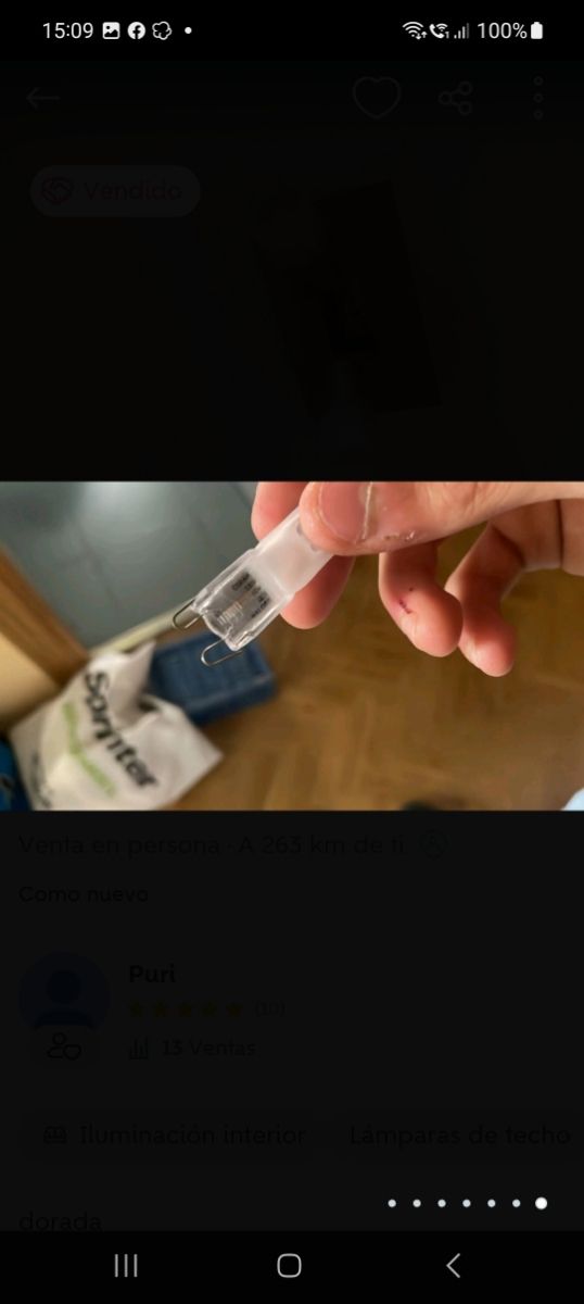 lampara de techo led