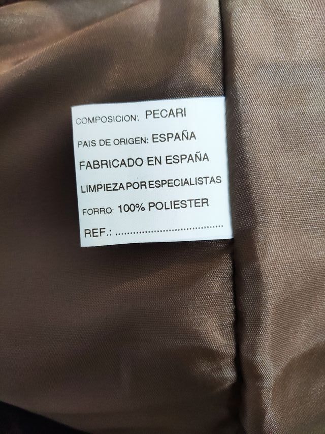 Pantalón corto marrón de mujer Pecari