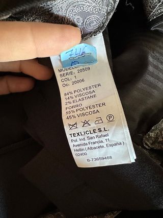 Traje de padrino. Un solo uso.