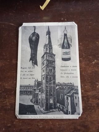 E 22  N 3 CARTOLINE VINTAGE MODENA 