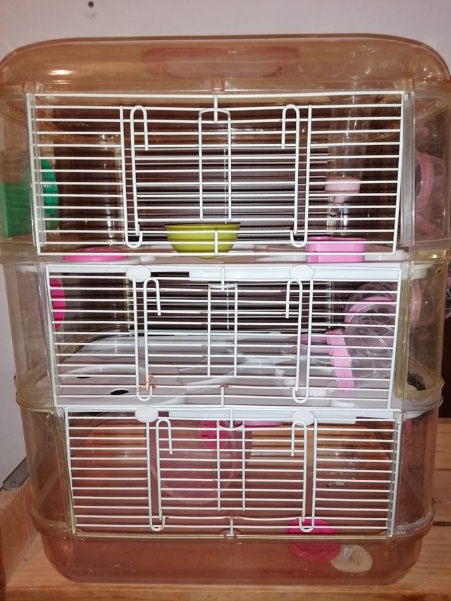 Jaula hámster 3 pisos