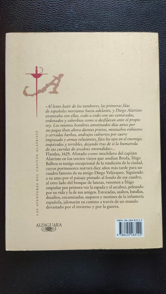 Libro El sol de Breda- Arturo Perez Reverte