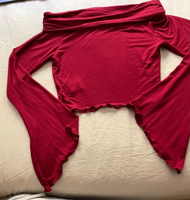 Camiseta hombros descubiertos 