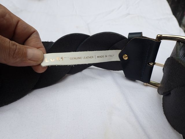 Cintura vintage intrecciata