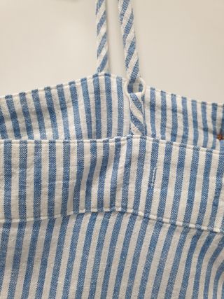 Vestido Mono Corto Rayas Marineras y Tirantes