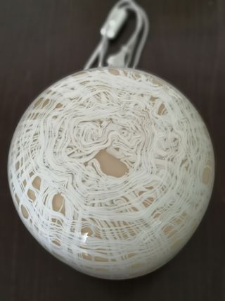 Lámpara de mesa de cristal de murano