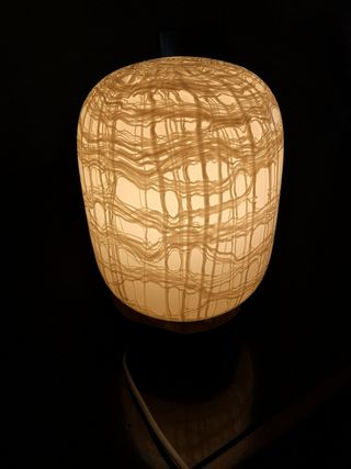 Lámpara de mesa de cristal de murano