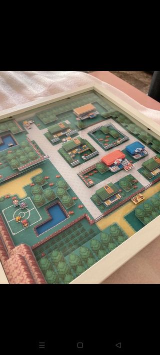 MAPA POKEMON CUADRO 3D