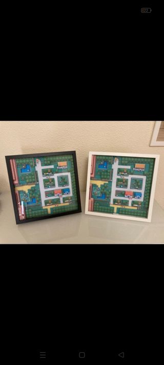 MAPA POKEMON CUADRO 3D