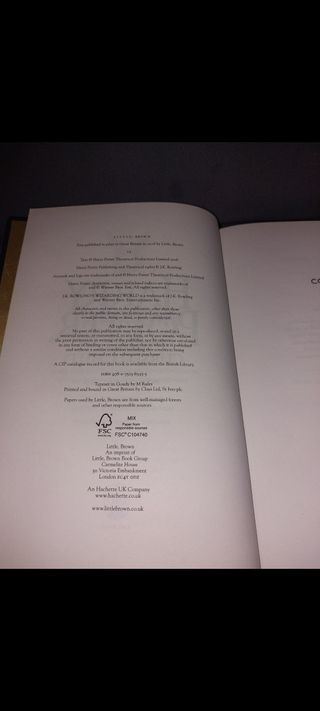 BOOK - Harry Potter and the Cursed Child - POTTER