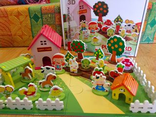 La granja Feliz Puzzle 3D