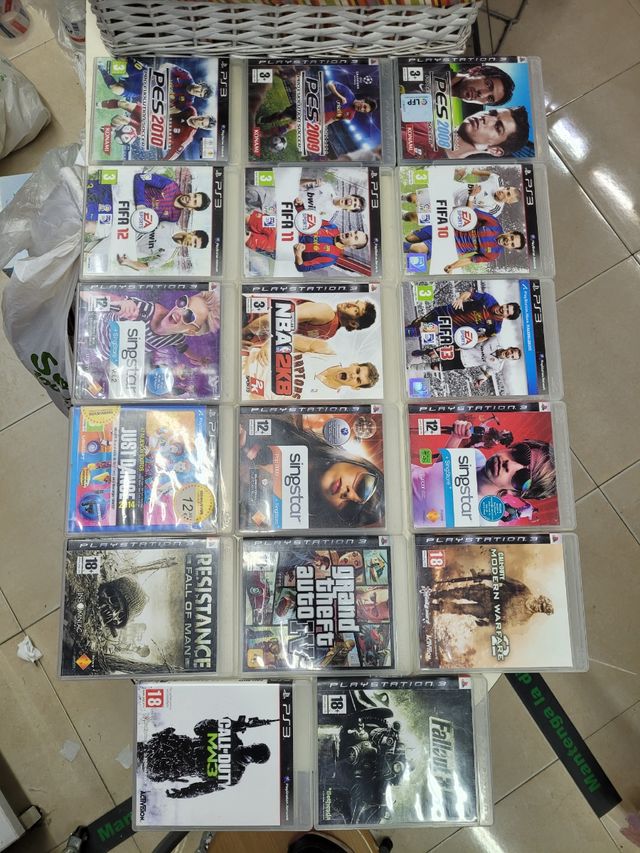 17 videojuegos ps3 por 35€