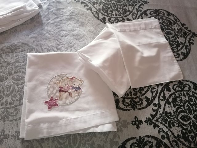 sábanas de cuco de bebe de algodón