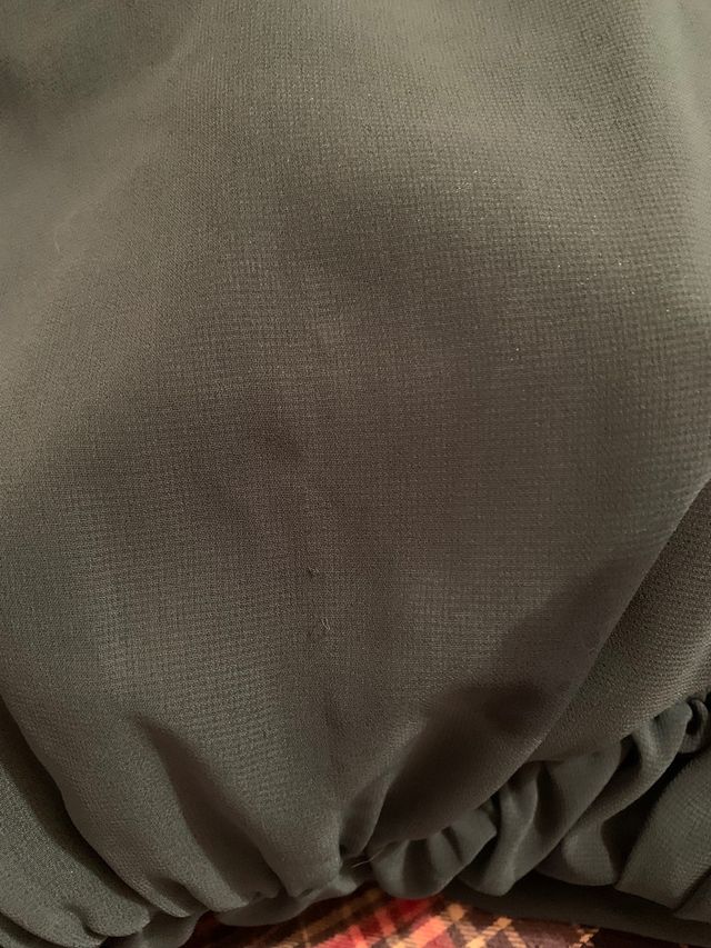 Abito al polpaccio color verde petrolio tg L