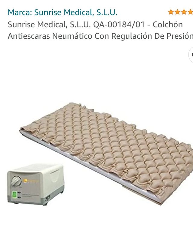 Colchón Antiescaras Neumático con Regul. Presión