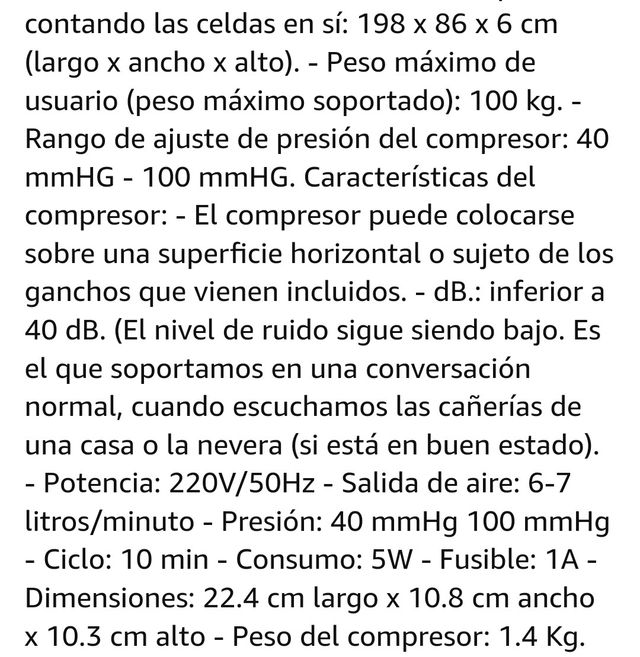 Colchón Antiescaras Neumático con Regul. Presión