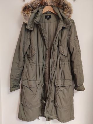 parka para chica verde militar