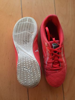 Botas fútbol sala puma T.37