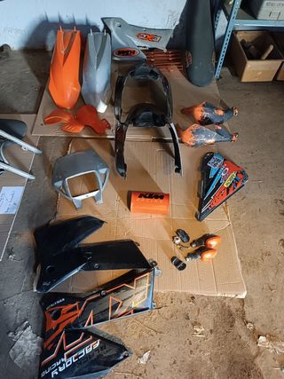 plásticos ktm exc 2005