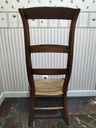 silla madera