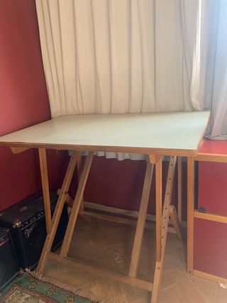 Mesa madera de arquitecto 