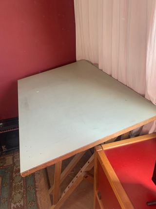 Mesa madera de arquitecto 