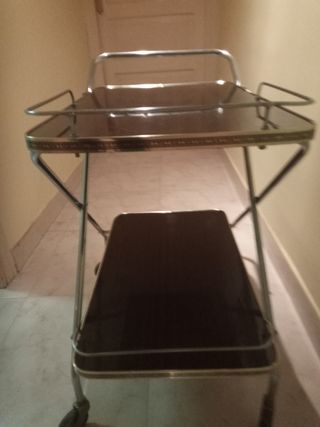 Camarera metal-madera vintage años 50-60