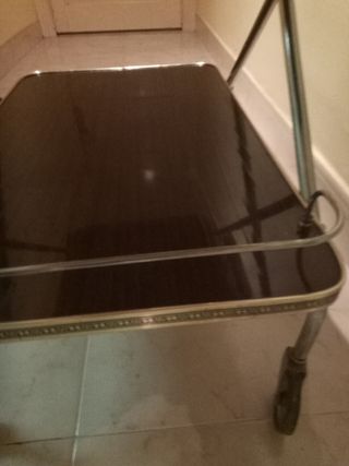 Camarera metal-madera vintage años 50-60