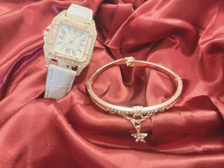 Orologio da polso di lusso per donna con bracciale